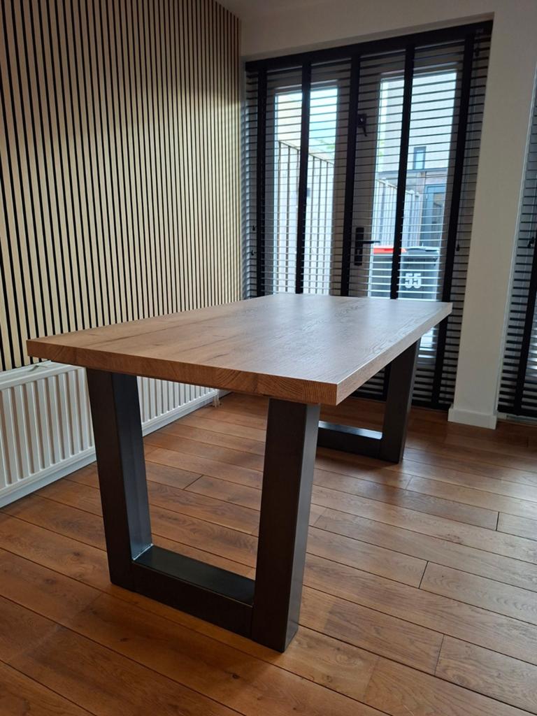 Eettafel en salontafel van Sanders Wonen., Ophalen, Gebruikt, 150 tot 200 cm, 150 tot 200 cm