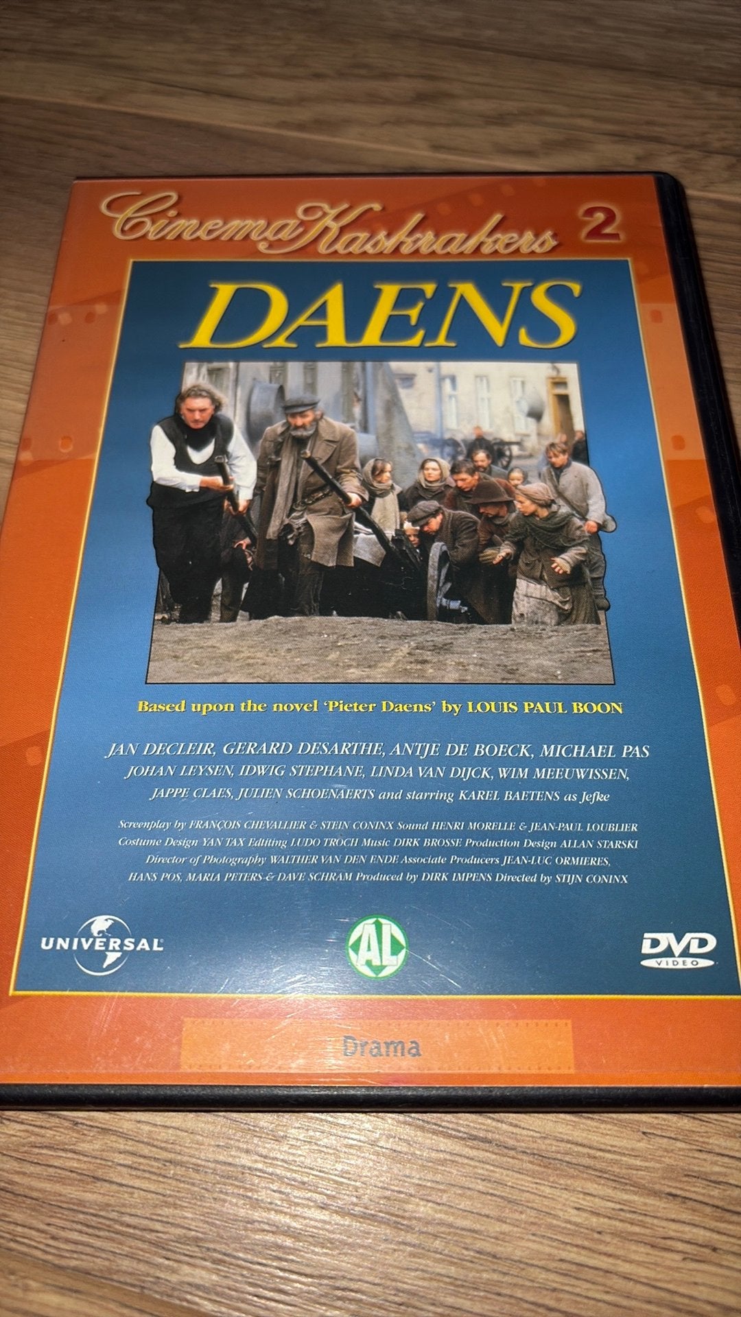 Daens met Jan DeCleir en Antje de Boeck., Vanaf 16 jaar, Ophalen of Verzenden, Zo goed als nieuw, Actie en Avontuur