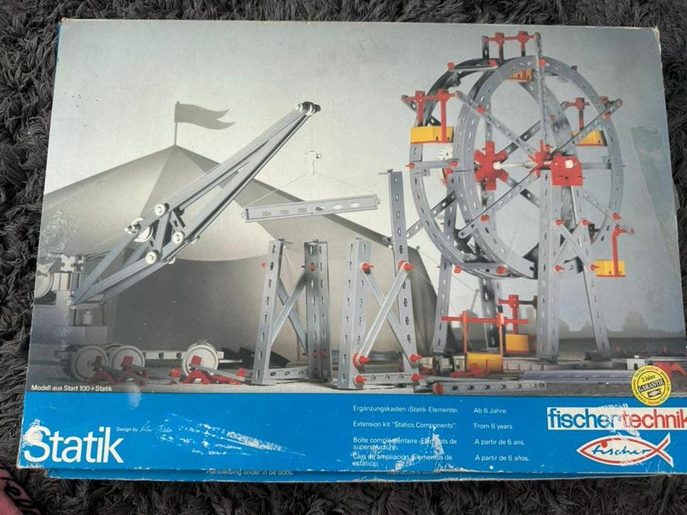 Fischertechnik Statik (Bouwdoos met reuzenrad LEGO, Ophalen of Verzenden, Zo goed als nieuw