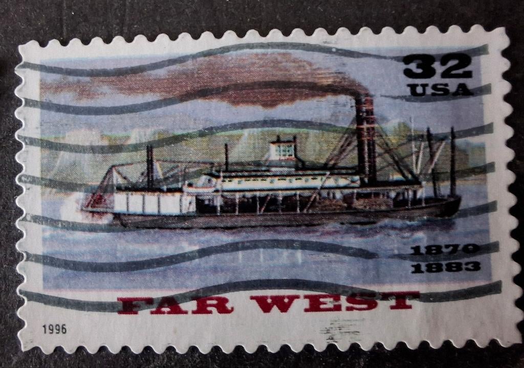 Usa 16 stoomschip, Ophalen of Verzenden, Overige thema's