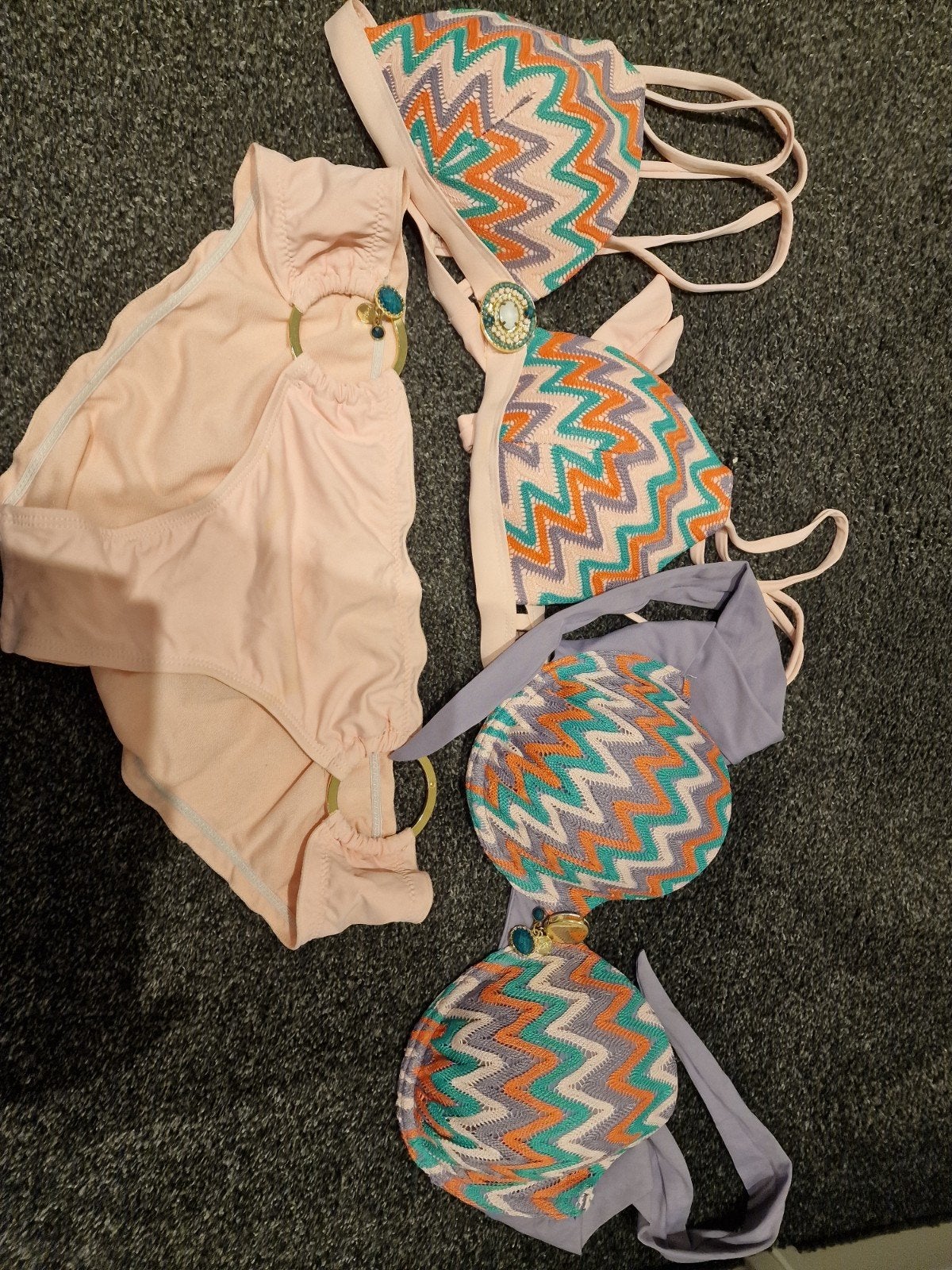 boho bikini, Ophalen of Verzenden, Roze, Gedragen, Boho