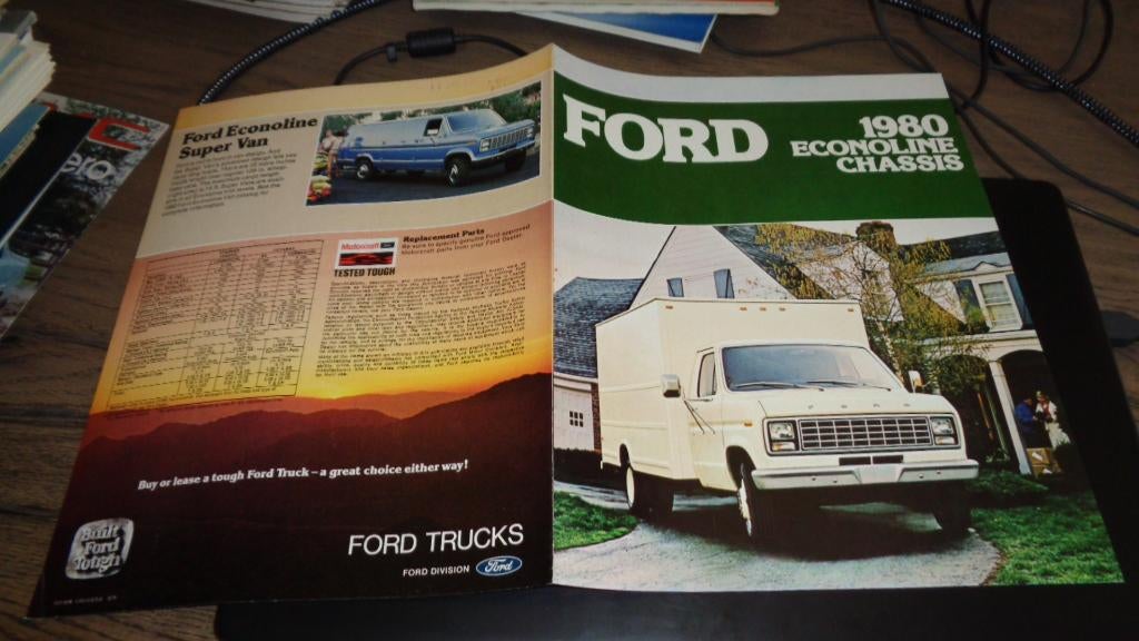 USA Folder  FORD ECOLONE  1980, Verzenden, Nieuw, Ford
