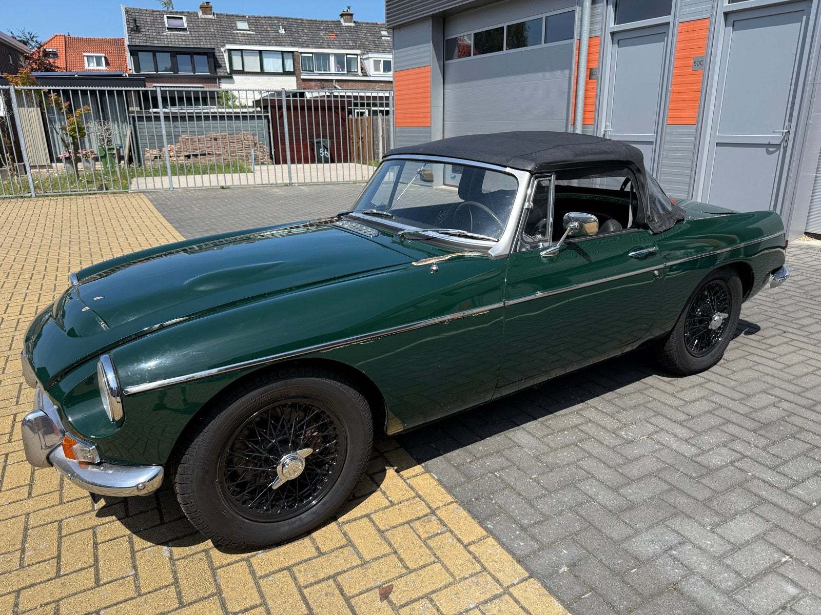 MG C 2.9 Cabriolet 1969 Groen, foto 4