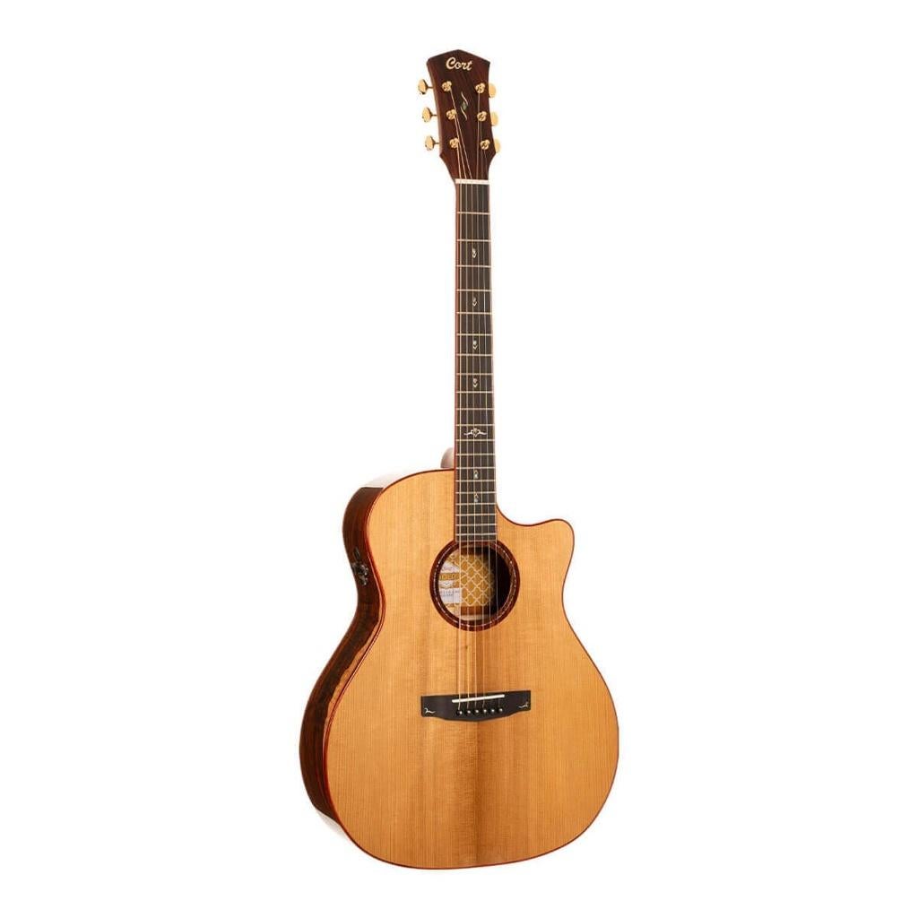 Cort Gold Series A10 | Cocobolo Grand Auditorium, Ophalen of Verzenden, Nieuw, Western- of Steelstringgitaar, Met koffer