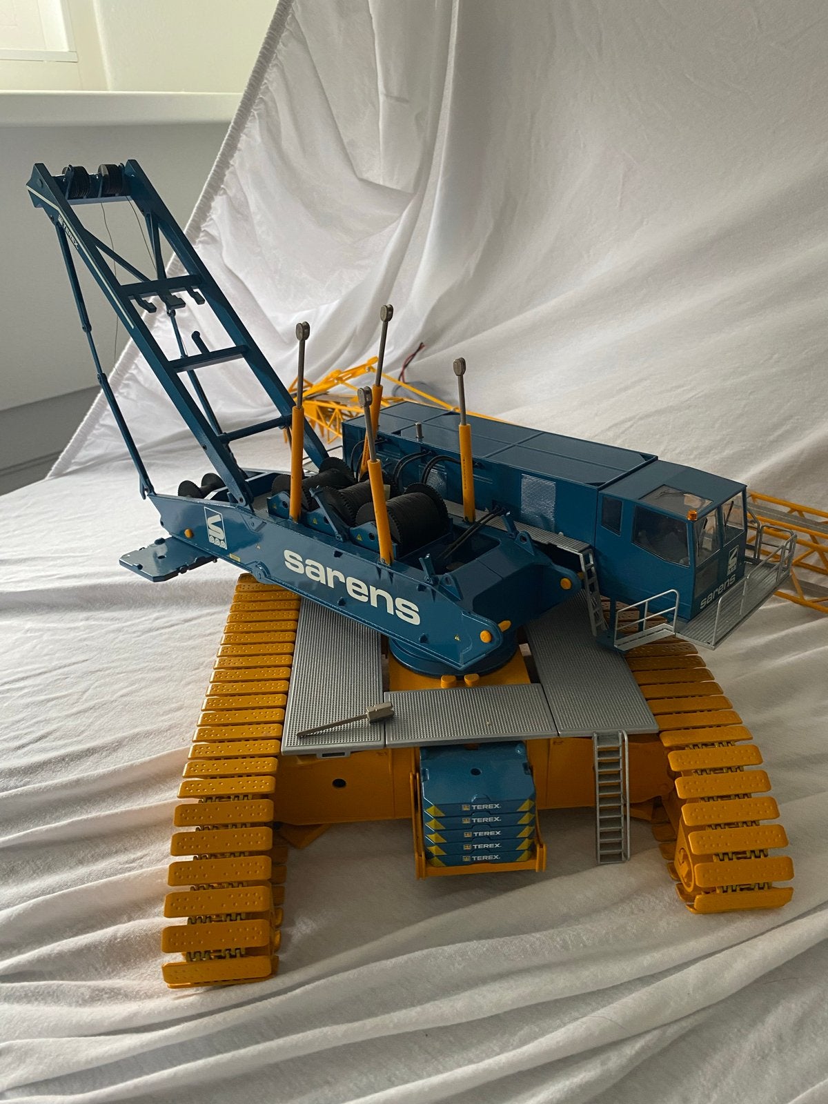 Terex Demag CC 8800 Boom Booster Sarens 1:50 Conrad, Overige merken, 1:32 tot 1:50, Overige typen, Ophalen of Verzenden