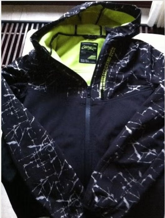 Jongens Sport/Ski jack zwart 158/164 crosswind, Kinderen en Baby's, Kinderkleding | Maat 158, Overige typen, Zo goed als nieuw