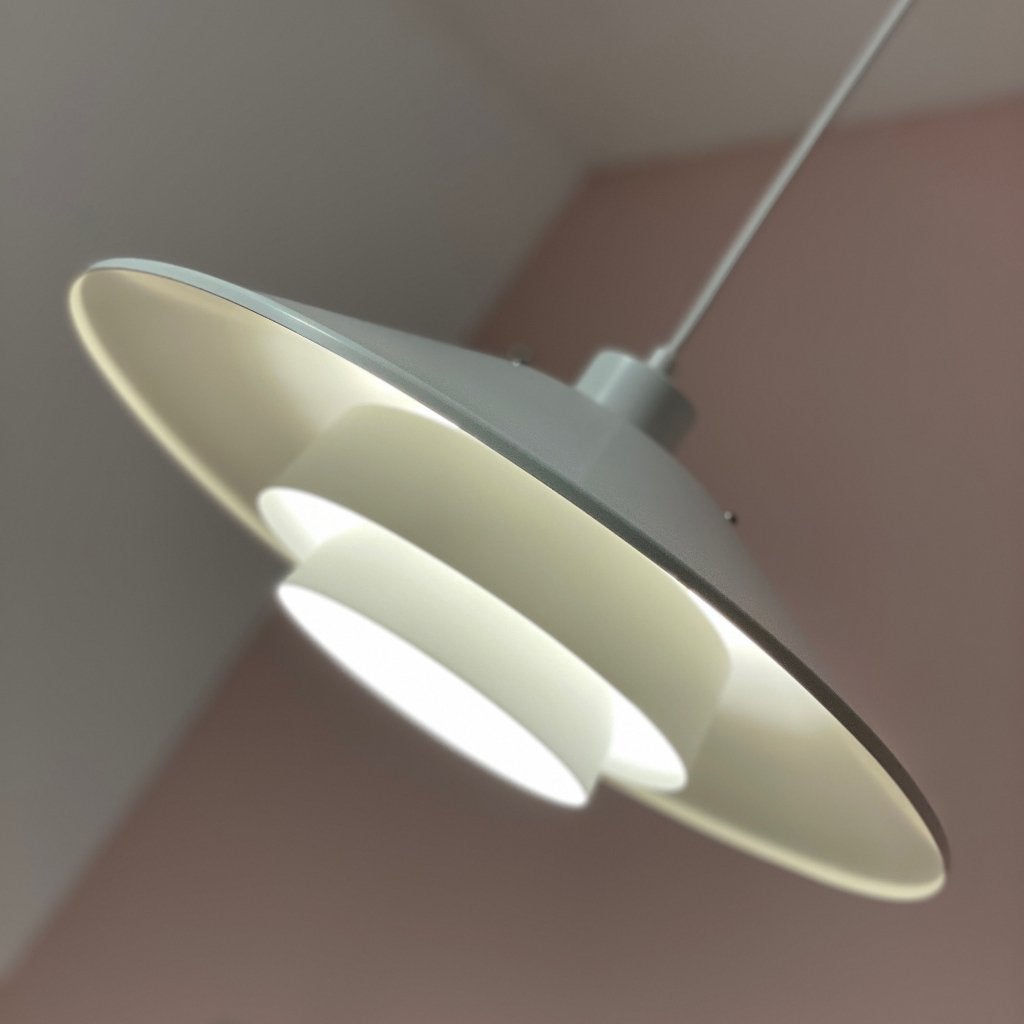 vintage Scandinavisch design LAMP Super-Light Denmark retro, Huis en Inrichting, Gebruikt, -, -, Metaal