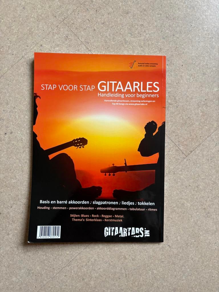 Gitaarboek/Gitaarles instructieboek - Ideaal voor beginners!, Boeken, Ophalen of Verzenden, Nieuw, Instrument