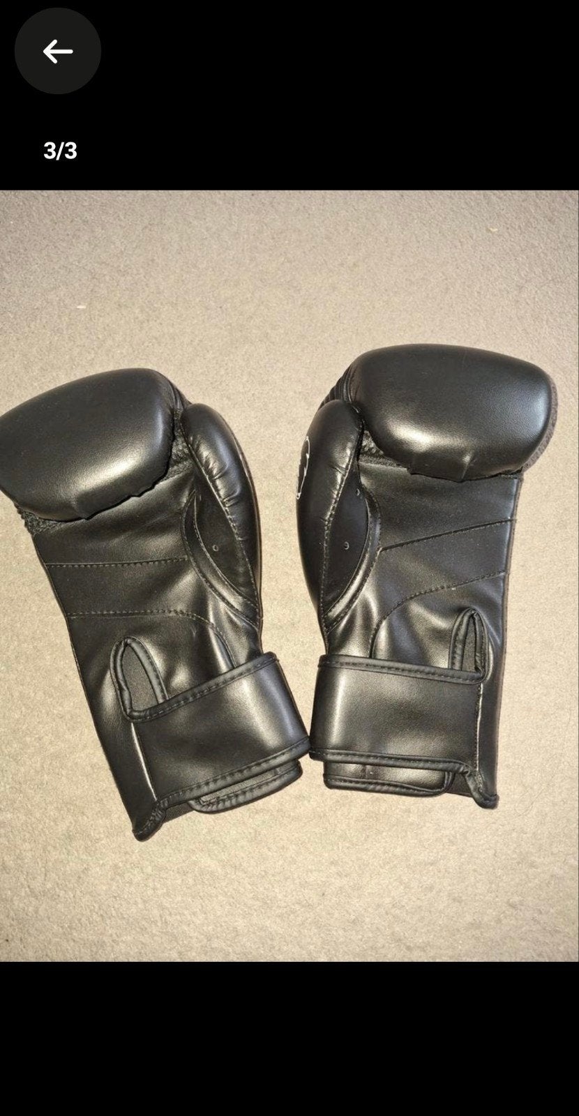 Leren Bokshandschoenen & Scheenbeschermers Superpro, maat M, Sport en Fitness, Ophalen, Zo goed als nieuw, Bokshandschoenen