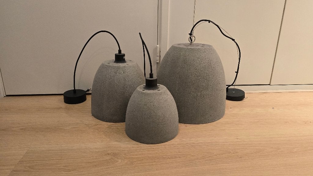 It's About RoMi hanglampen - concrete, Ophalen, Overige materialen, Zo goed als nieuw, Modern