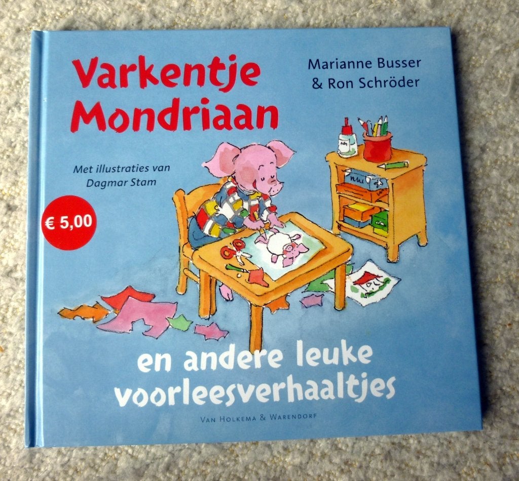 Varkentje Mondriaan - M Busser R Schroder - splinternieuw, Ophalen, Fictie algemeen, Jongen of Meisje, Nieuw