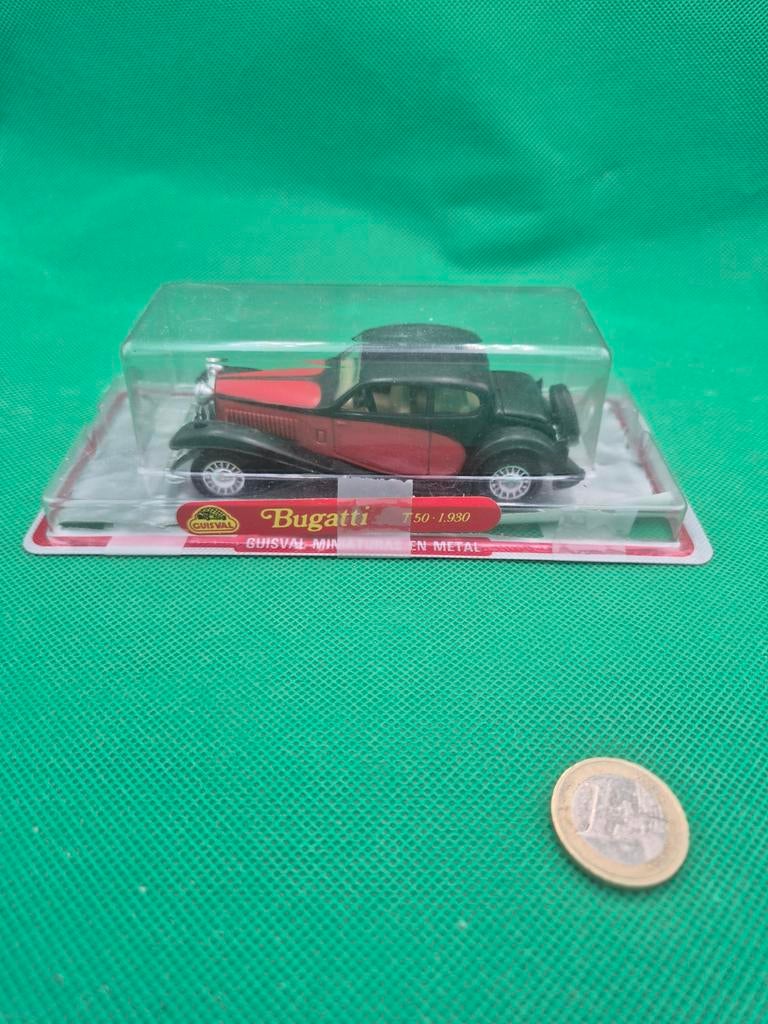 158 Bugatti T50 1/43 Guisval, Hobby en Vrije tijd, Modelauto's | 1:43, Zo goed als nieuw, Auto, Overige merken, Ophalen of Verzenden