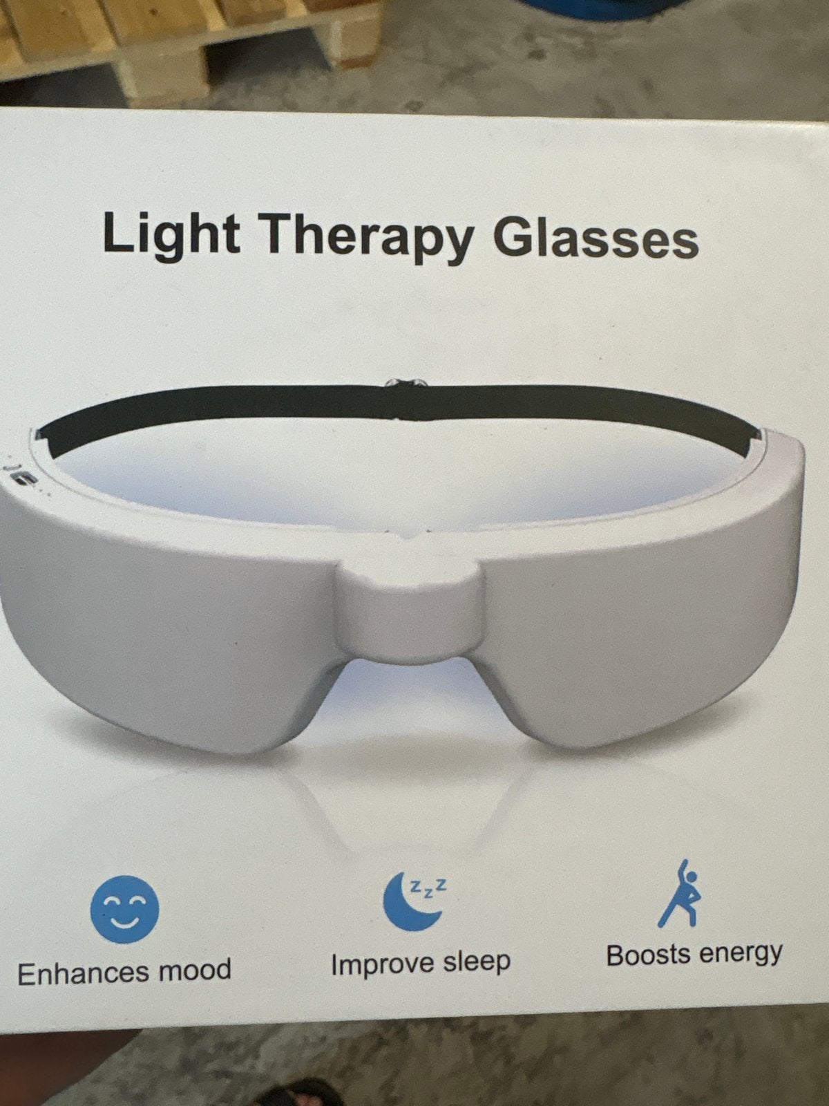 Lichttherapie Bril - Verbetert stemming, slaap & energie, Ophalen of Verzenden, Nieuw, Overige typen