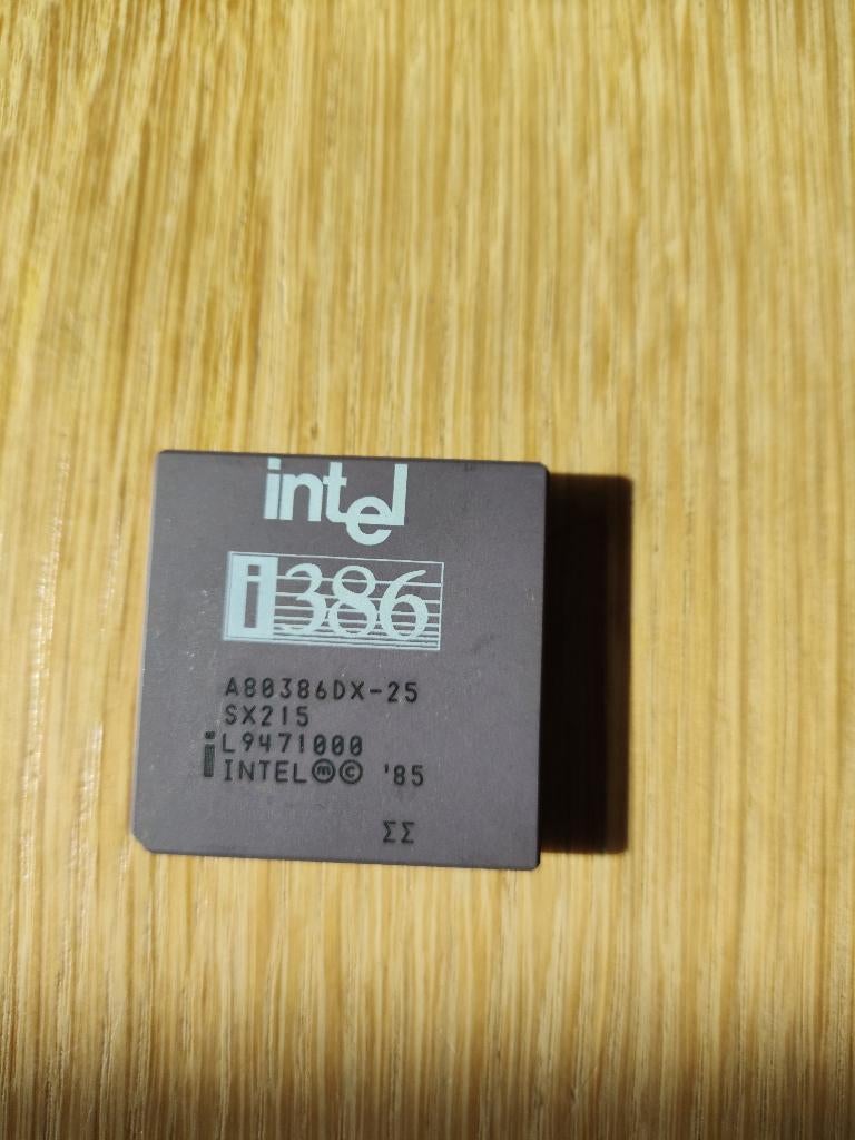 vintage Intel 386 cpu, Computers en Software, Vintage Computers, Ophalen of Verzenden, Intel