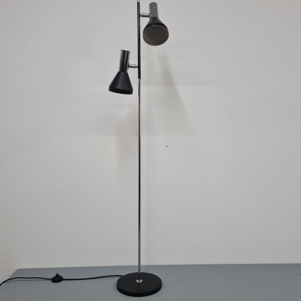 Vintage design vloerlamp jaren 60, Retro, Sixties,, Huis en Inrichting, Lampen | Vloerlampen, Ophalen, Gebruikt, Vinrage, Metaal
