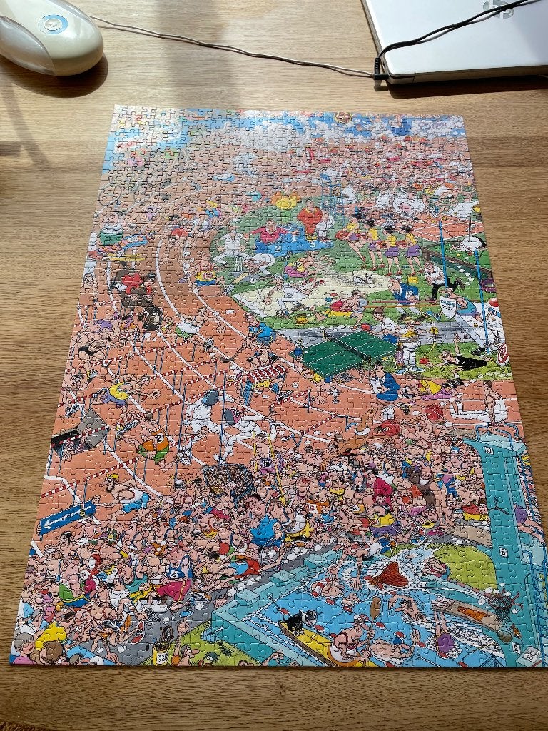 Van Haasteren puzzel, Ophalen of Verzenden, 500 t/m 1500 stukjes, Gebruikt, Legpuzzel