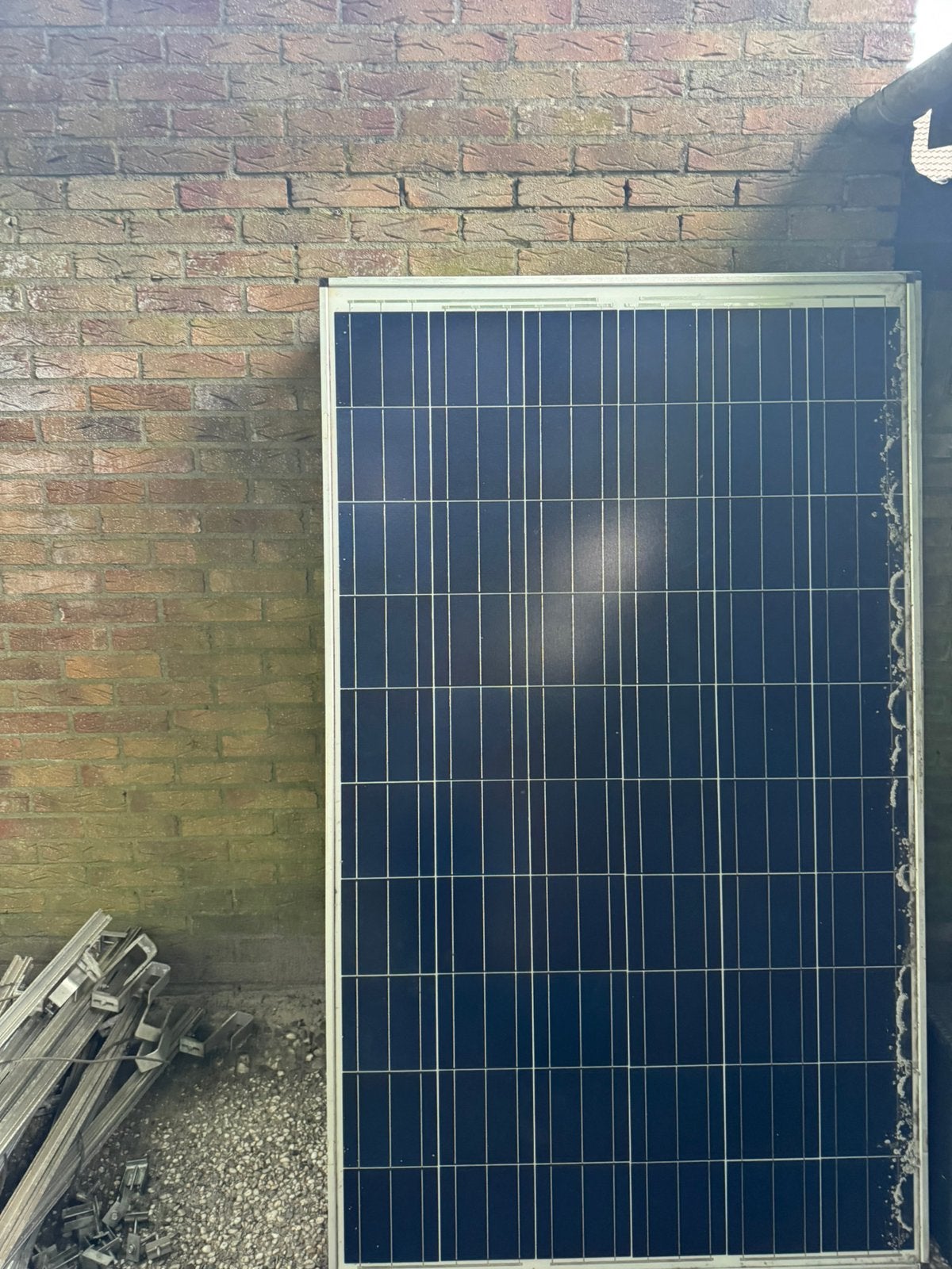 10x Solar Fabrik 260w zonnepaneel + Omniksol omvormer, Ophalen, Gebruikt, Compleet systeem, 200 wattpiek of meer