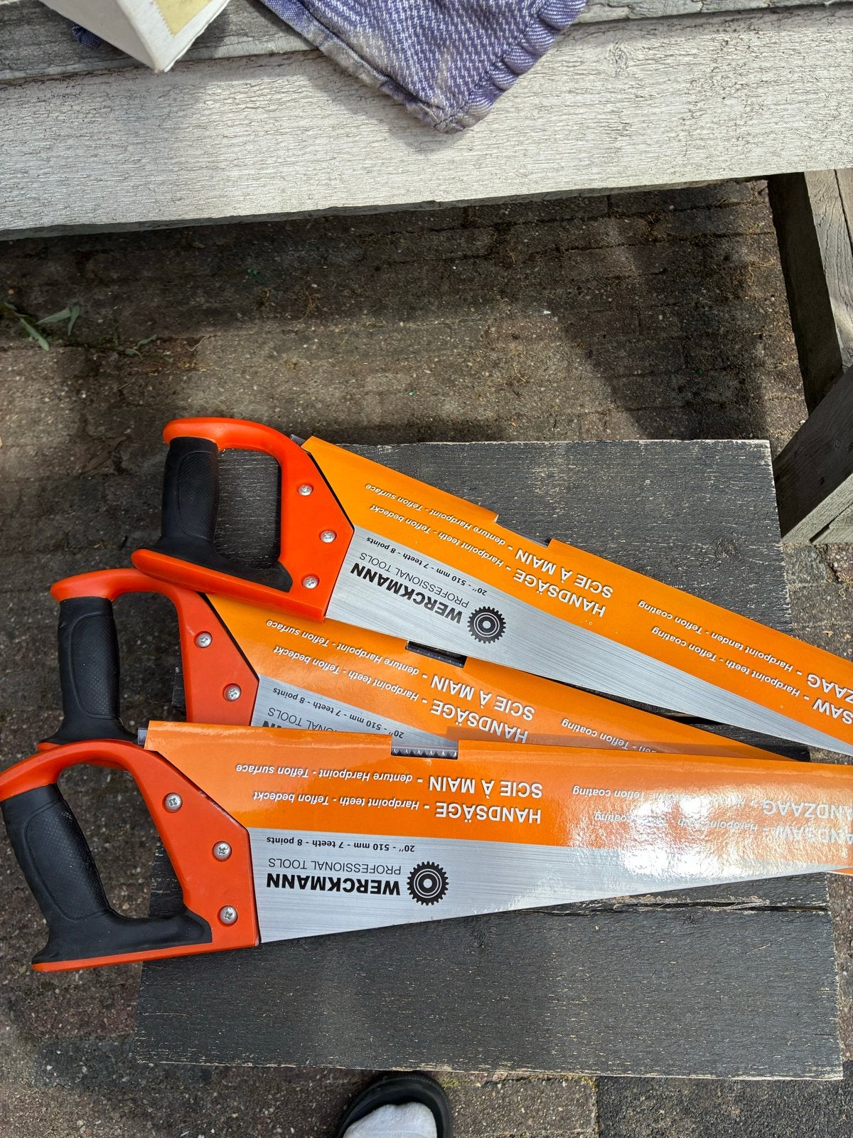 Werckmann handzagen - zo goed als nieuw, Doe-het-zelf en Verbouw, Ophalen of Verzenden, Zo goed als nieuw, Overige typen