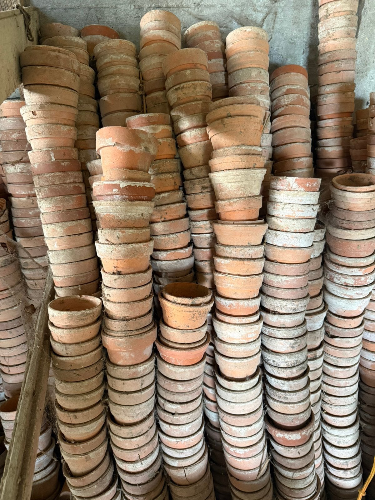 Terracotta kweekpotjes, Tuin en Terras, Bloempotten, Kunststof, Gebruikt, Verzenden, Rond