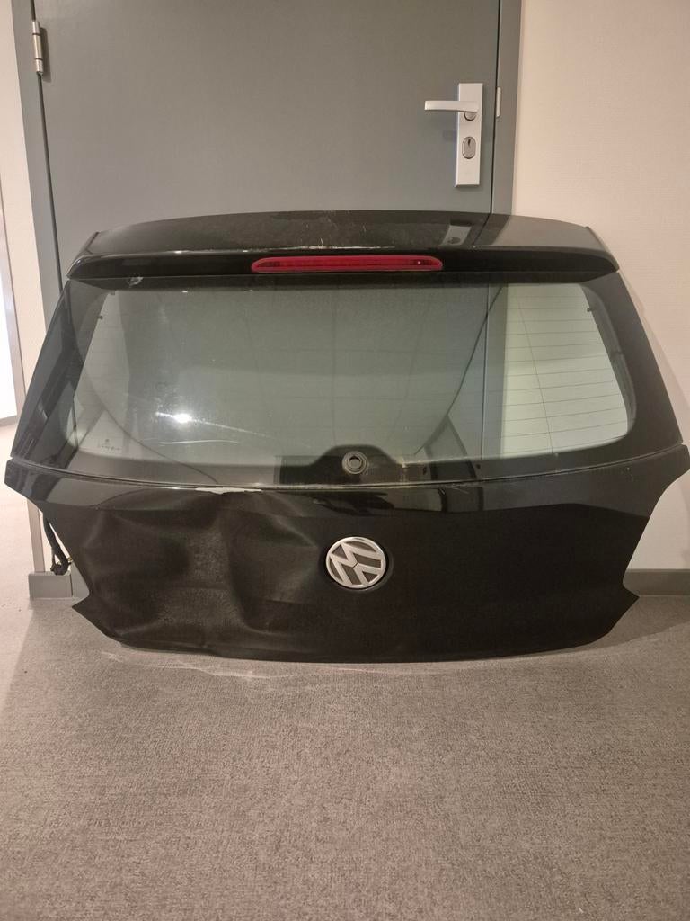 Achterklep VW Polo 6R - Zwart met lichte schade, Gebruikt, Achterklep, Volkswagen, Ophalen of Verzenden