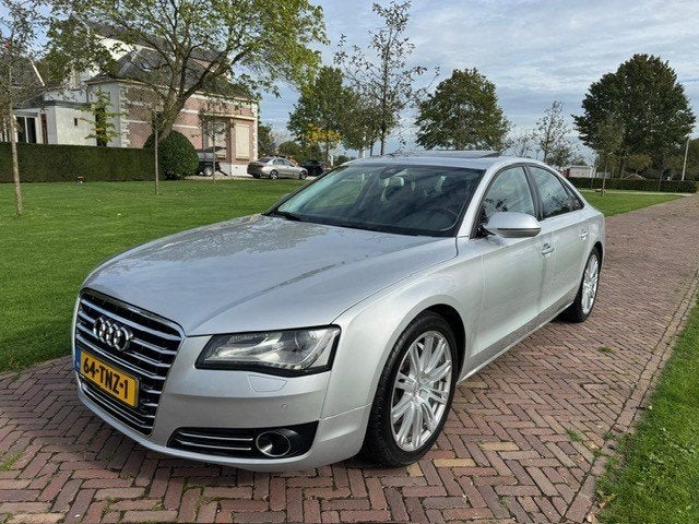 Audi A8 4.2 TDI 258KW Quattro Tiptronic Pro Line +  Grijs, Auto's, 8 cilinders, 241 €/maand, Leder, Bedrijf