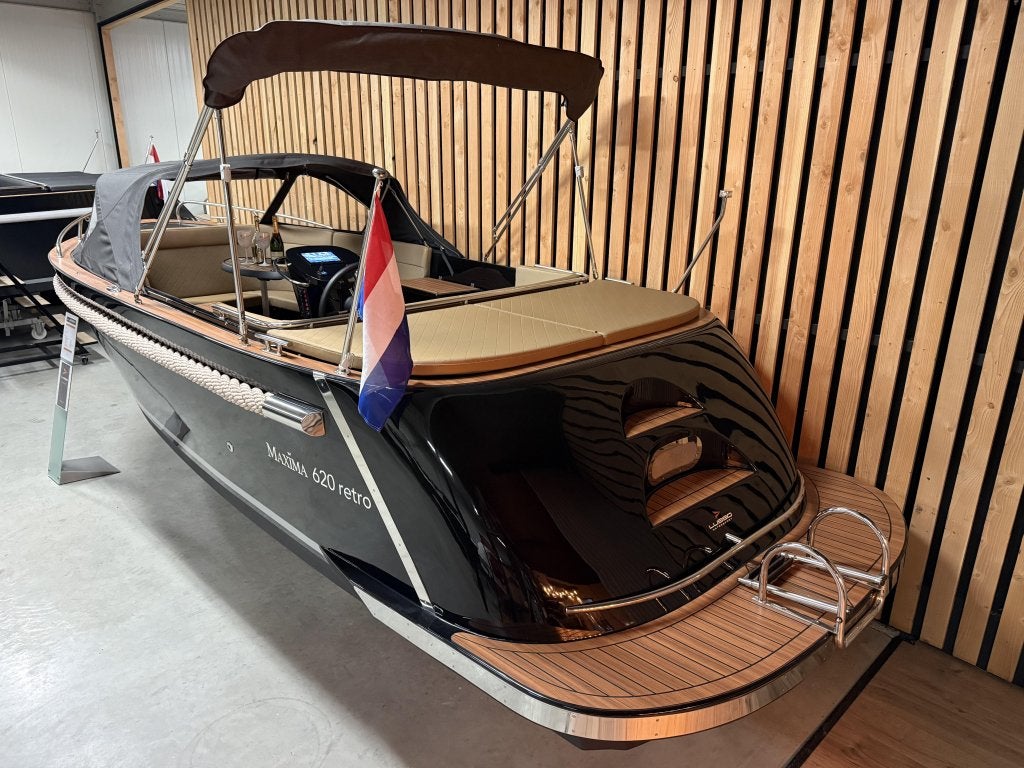 NwStaat! MAXIMA 620 RETRO '60PK HONDA' BOEGSCHR! GARMIN! '22, Watersport en Boten, Sloepen, Tender, Rondzit, Maxima, 6 m
