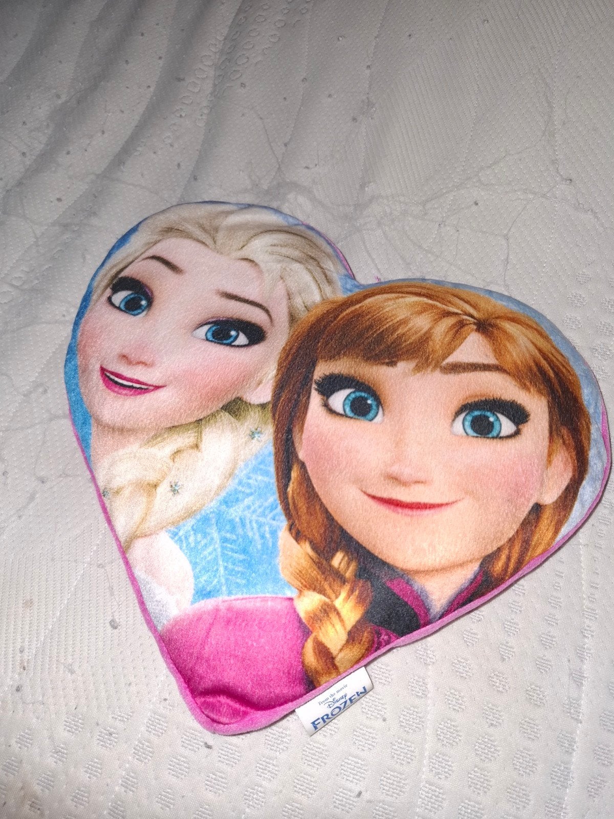 Disney Frozen Hartvormig Knuffelkussen - Elsa & Anna, Ophalen of Verzenden, Nieuw