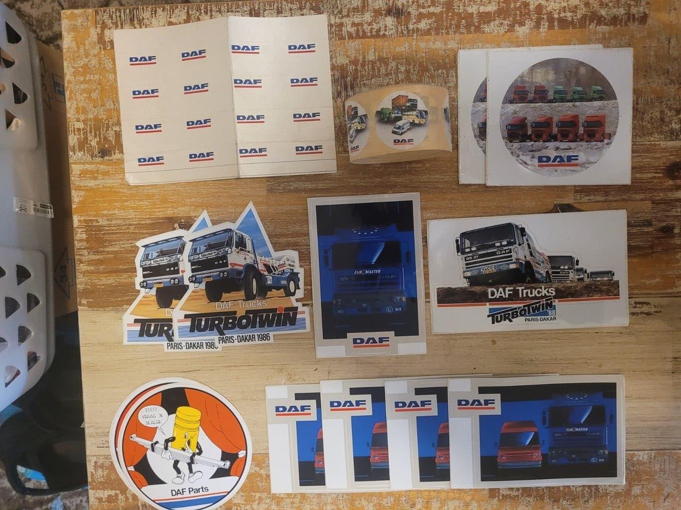 DAF stickers, Ophalen of Verzenden, Zo goed als nieuw, Auto of Motor