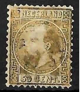 Nederland nvph 12 gestempeld 2e keus, Verzenden, T/m 1940, Gestempeld