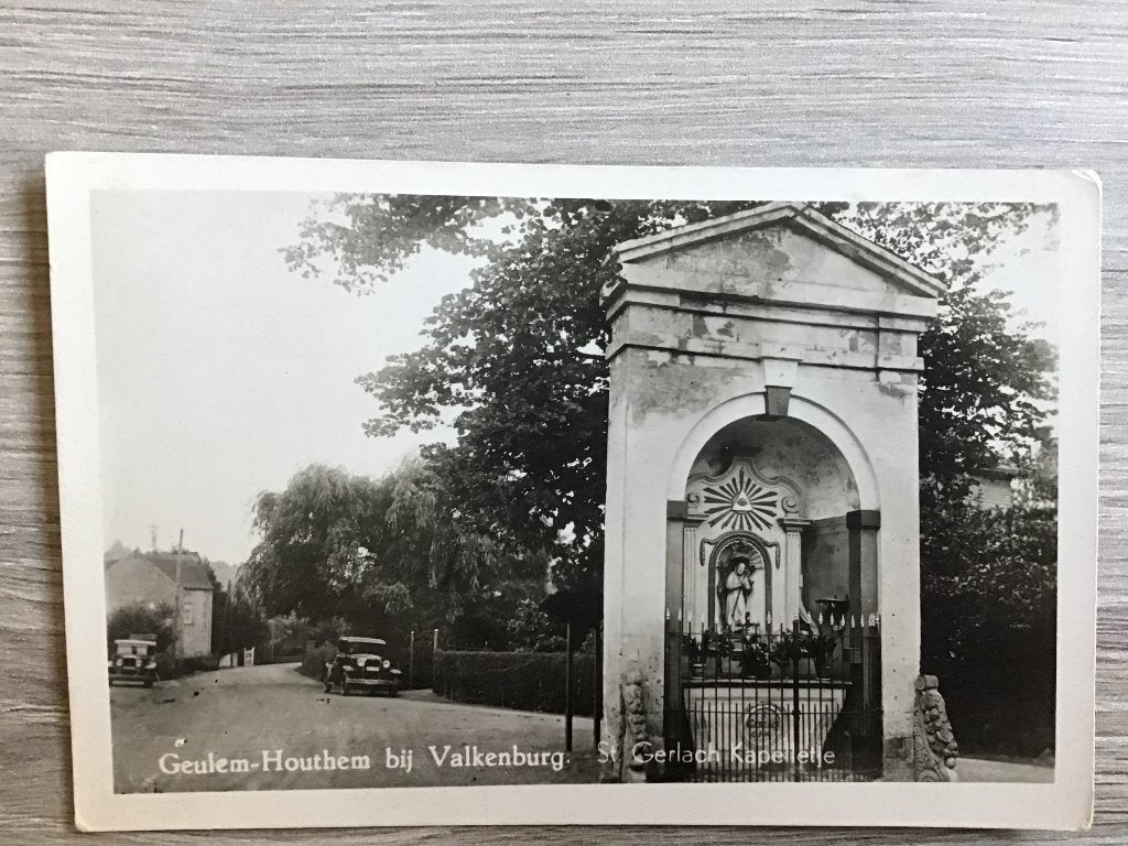 Oude Ansicht Geulem-Houthem bij Valkenburg St. Gerlach Kapel, Antiek en Kunst, Ophalen of Verzenden