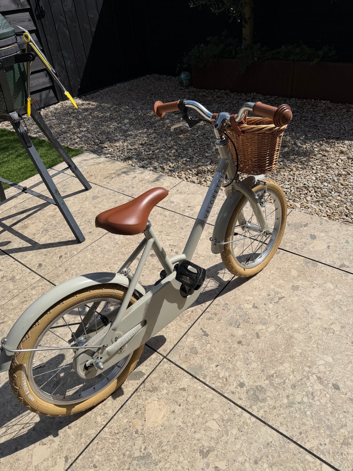 Veloretti kinderfiets met mandje, Ophalen, Gebruikt, Terugtraprem, 16 tot 20 inch