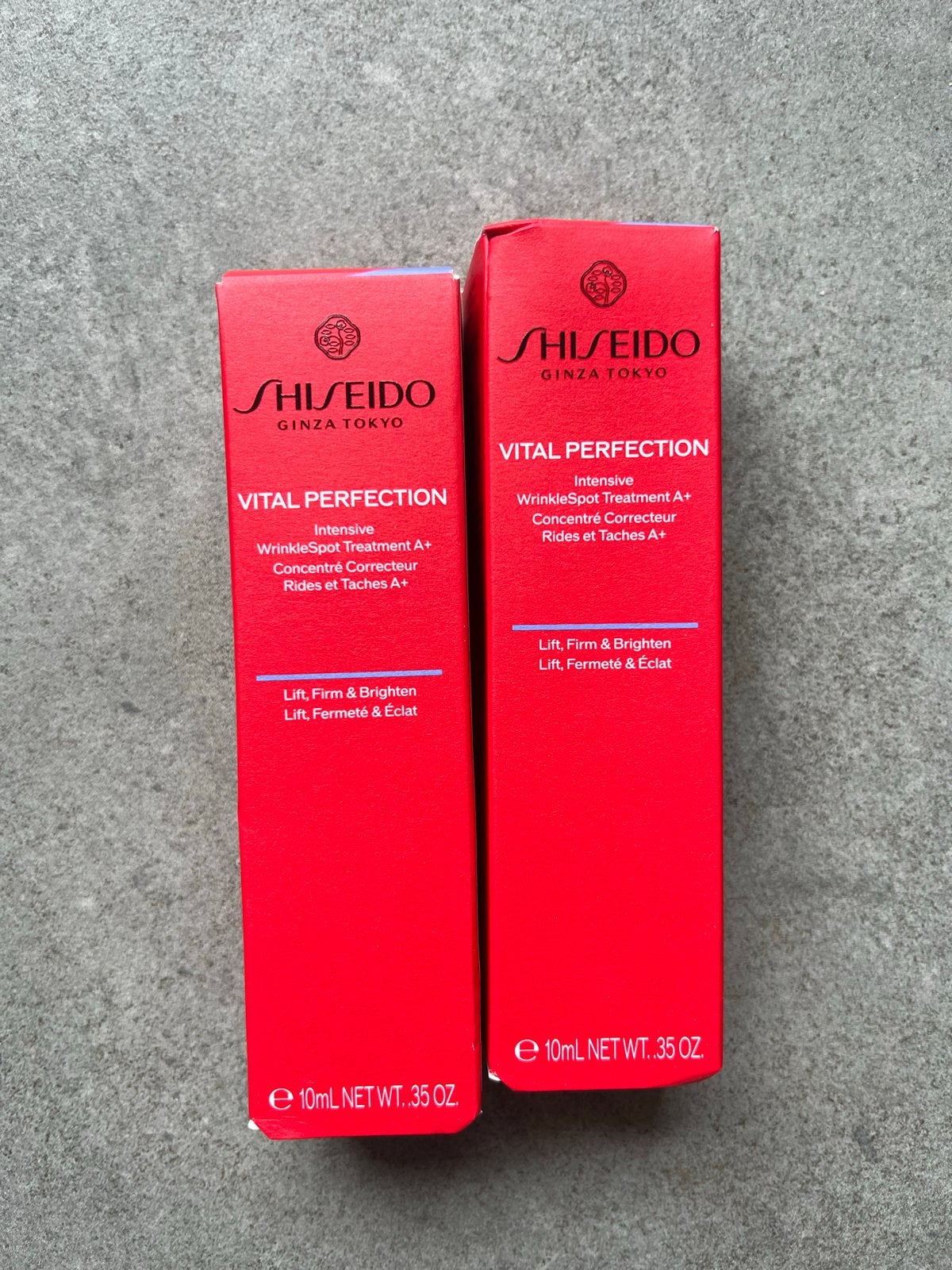 Shiseido Vital Perfection WrinkleSpot Treatment A+ (2x10ml), Ophalen of Verzenden, Nieuw, Gehele gezicht, Verzorging