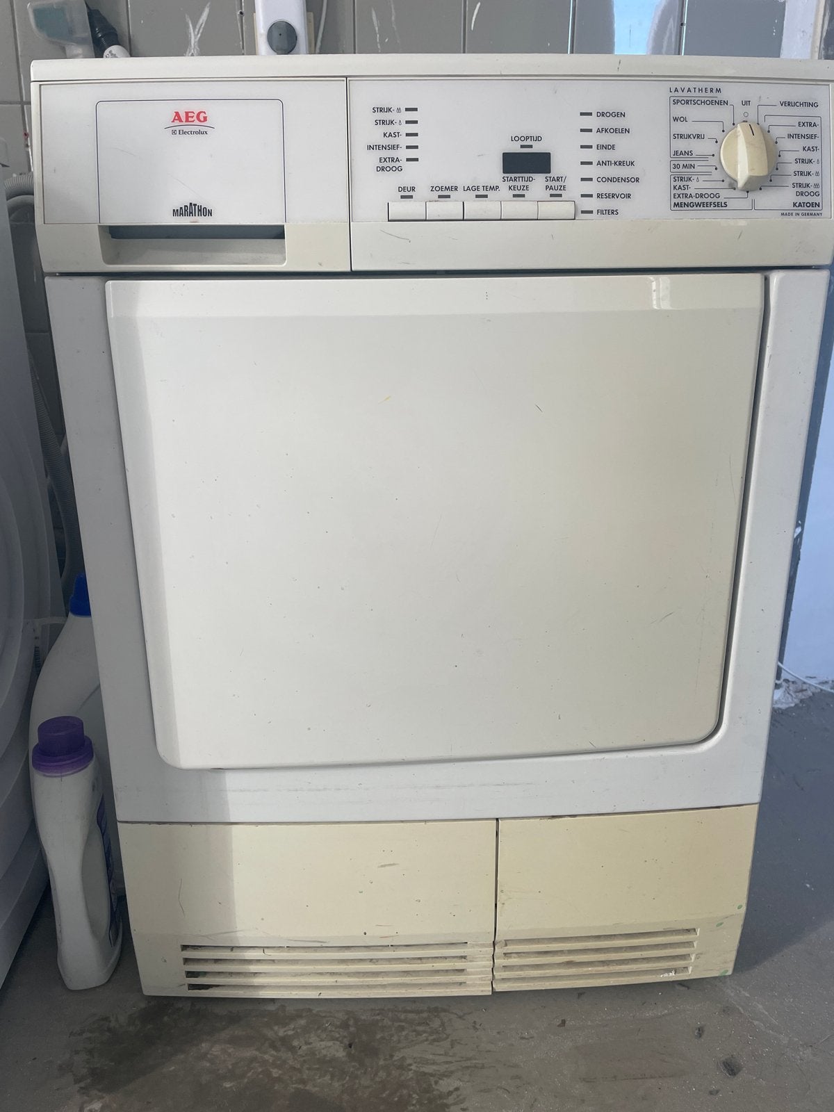 AEG Lavatherm Marathon Condensdroger - Gebruikt, 6 tot 8 kg, Gebruikt, Ophalen of Verzenden, Voorlader