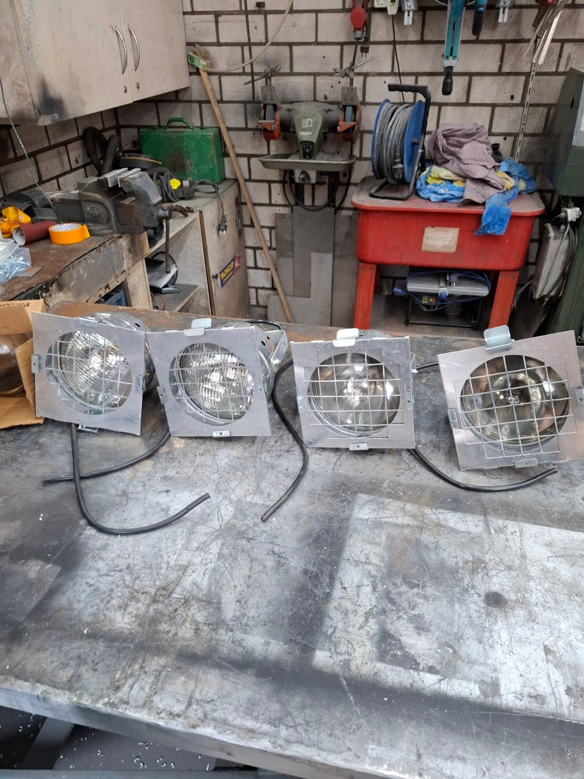 DTS MOD 2456 CAN 300W GX 16 D PAR 56 Lampen (4 stuks), Ophalen of Verzenden, Gebruikt