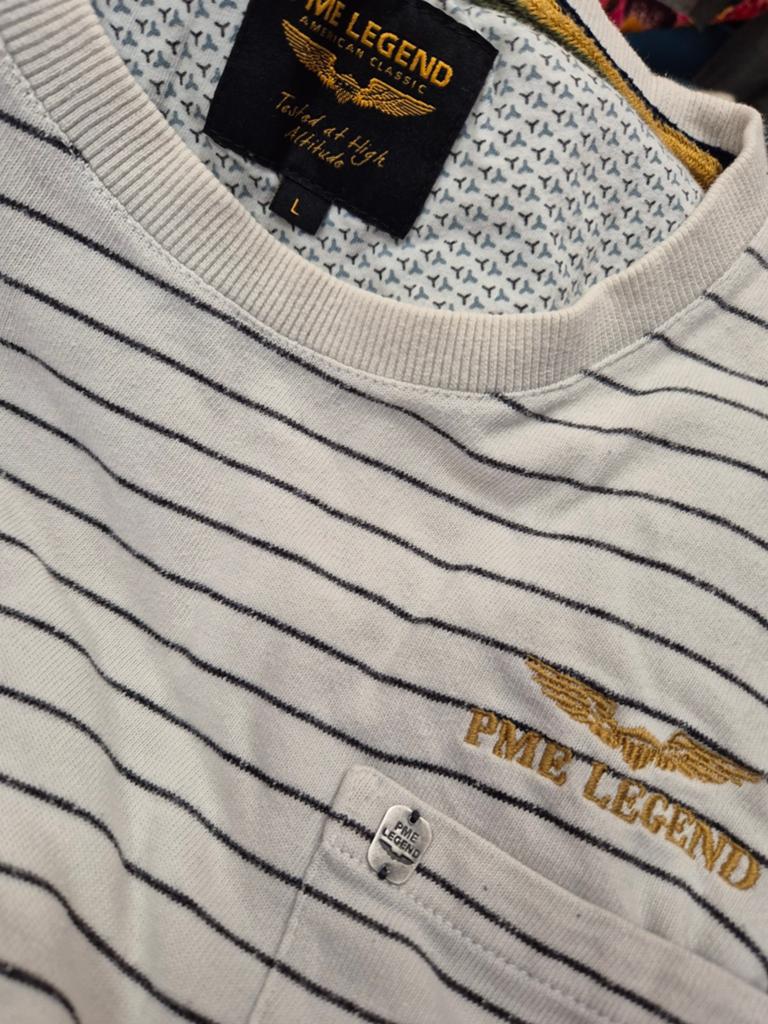 Pme Legend Pall Mall longsleeve sweater Voorjaarstrui maat L, Maat 52/54 (L), ., Beige, Ophalen of Verzenden