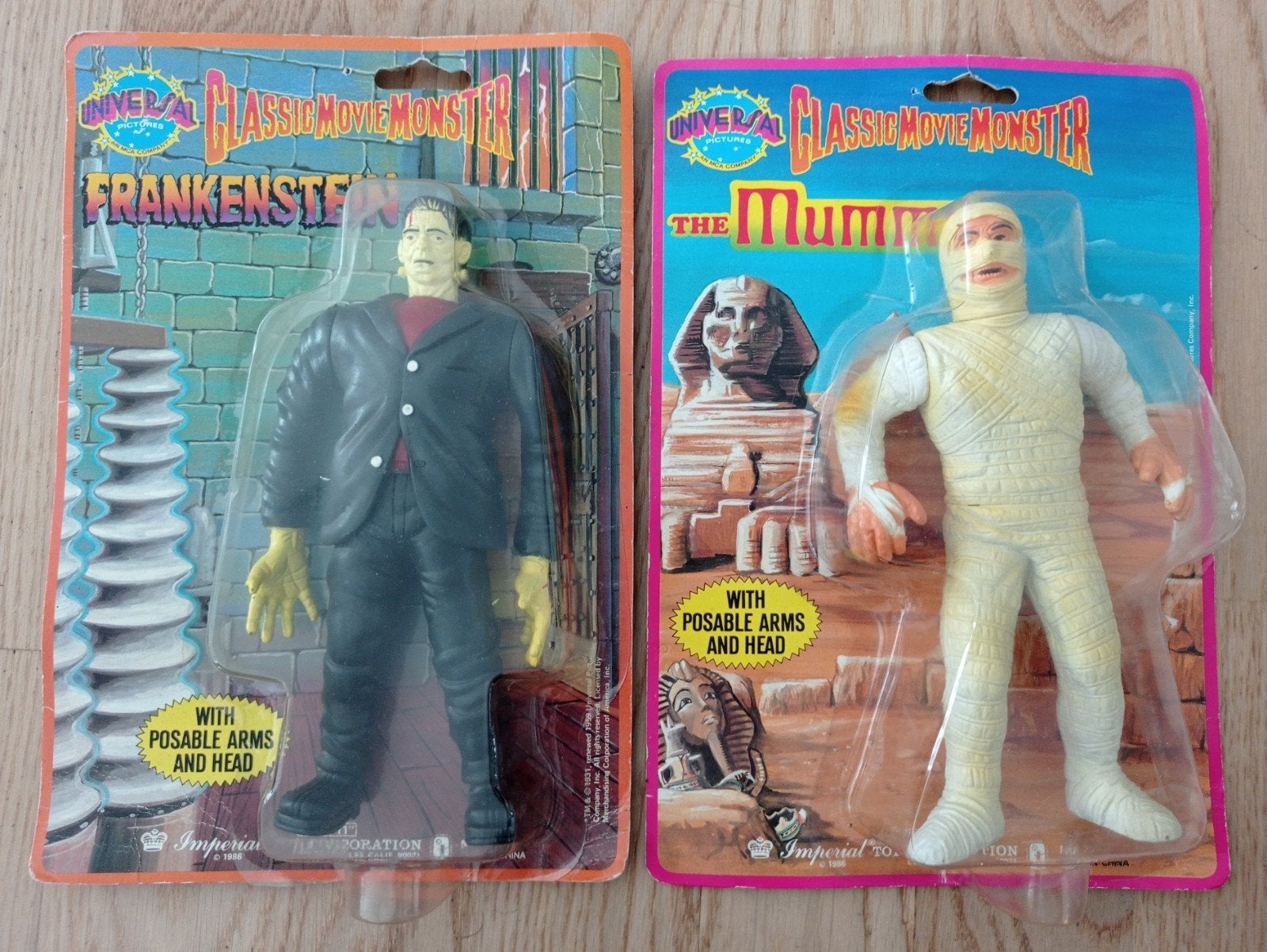 Vintage 1986 Frankenstein & Mummy Imperial Universal, Ophalen of Verzenden, Nieuw