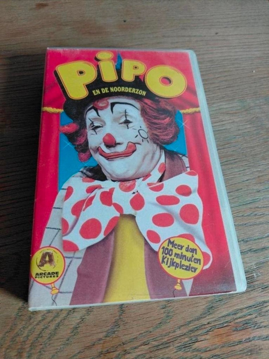 Pipo de clown en de noorderzon videoband., Ophalen of Verzenden, Gebruikt, Kinderprogramma of -film, VHS