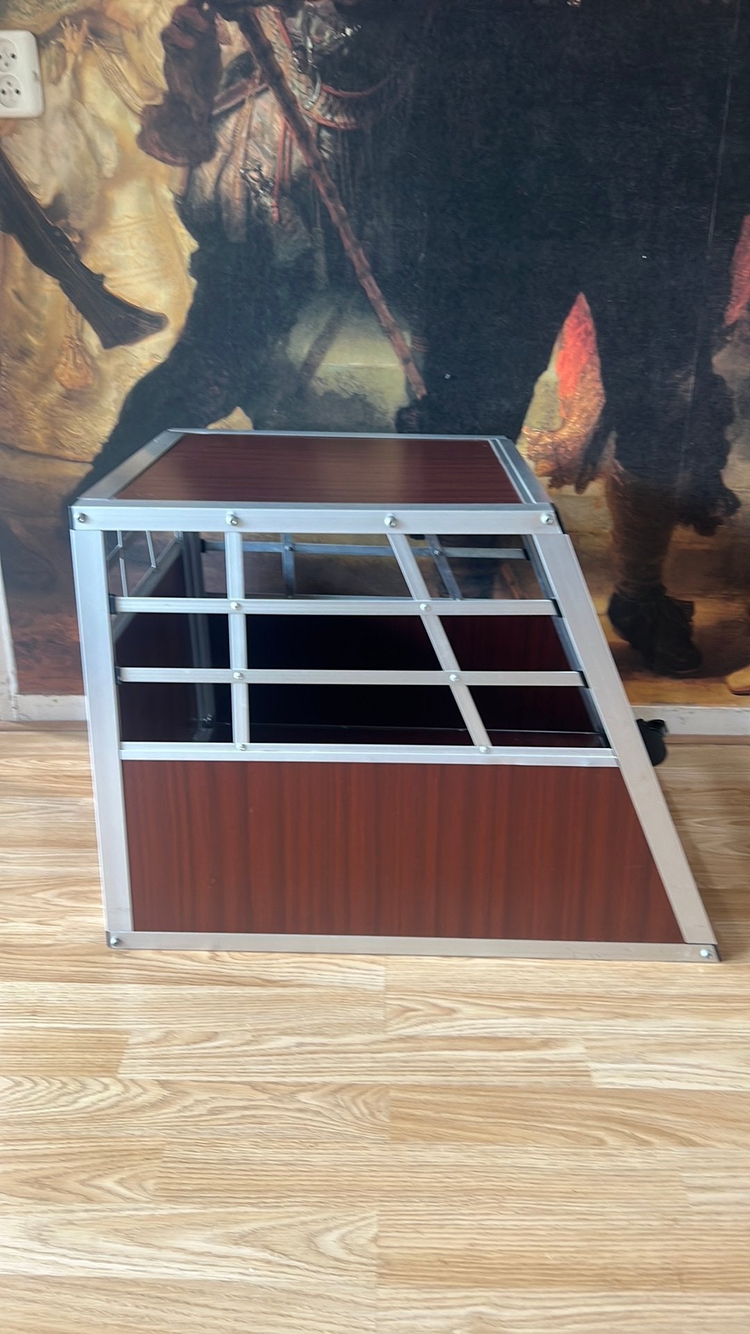 Autobench prima staat!, Dieren en Toebehoren, Hondenhokken, Ophalen, Zo goed als nieuw, Minder dan 75 cm, Minder dan 65 cm