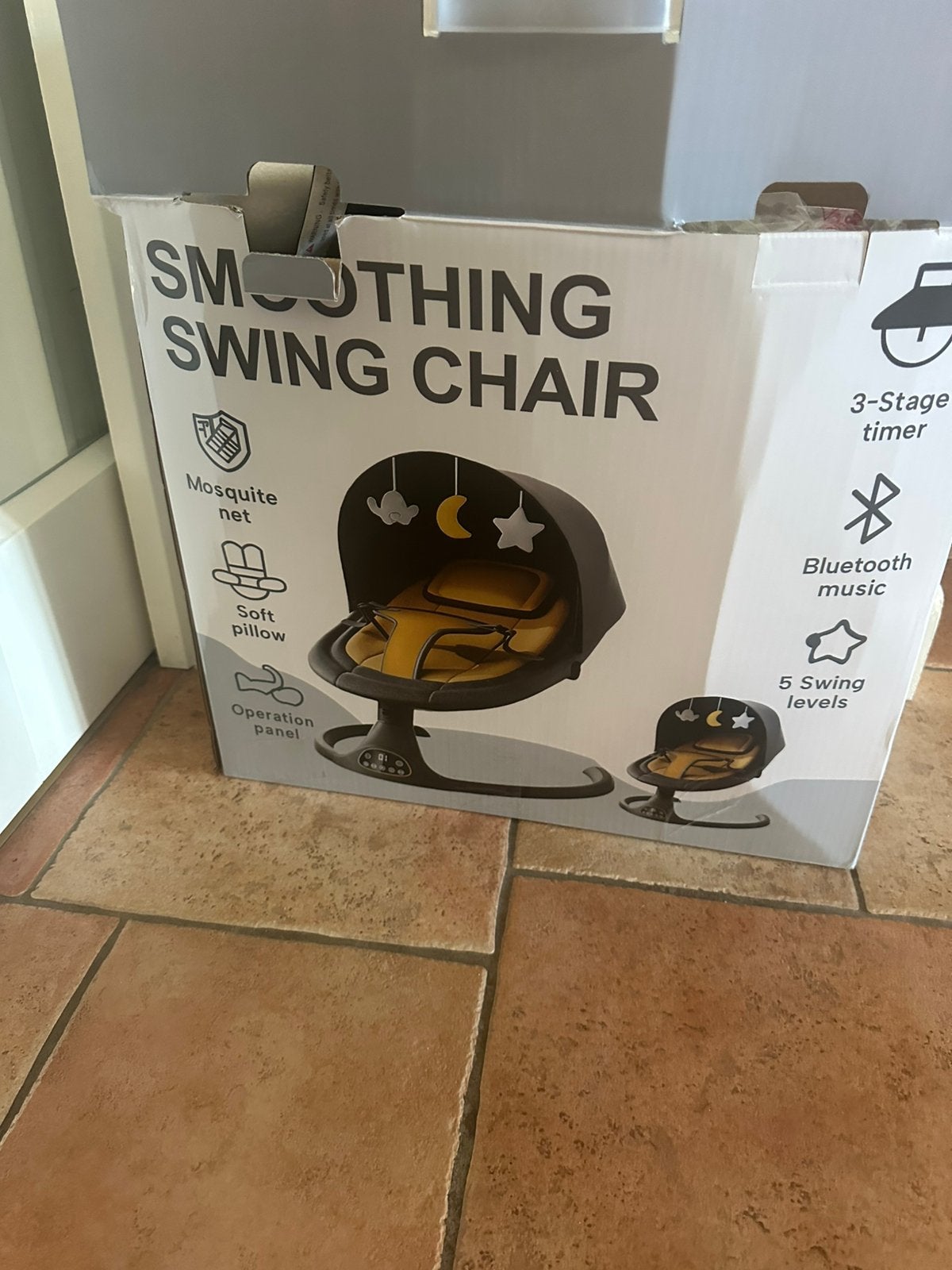 Swingchair baby schommelstoeltje, Ophalen of Verzenden, Zo goed als nieuw
