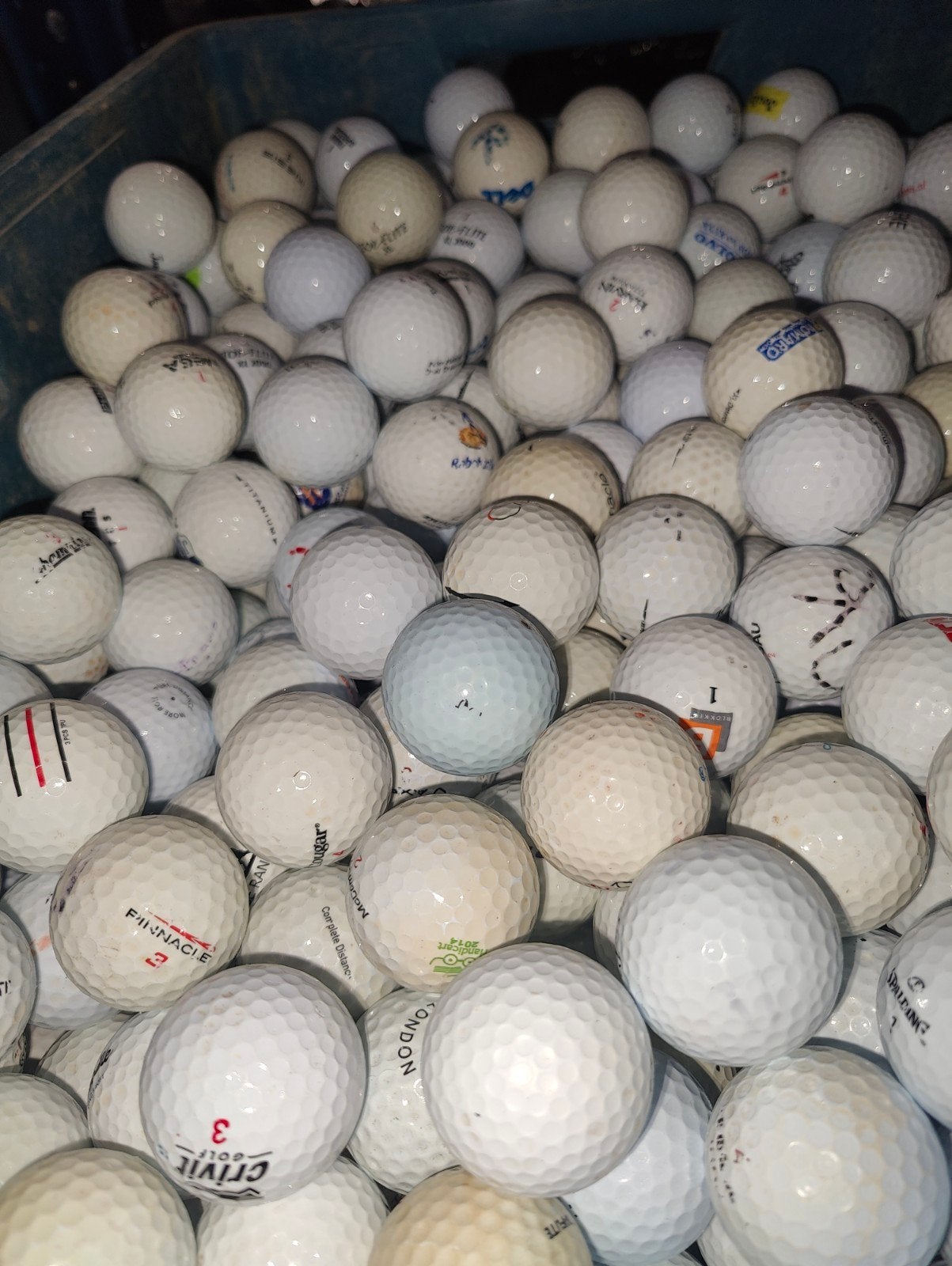 Gebruikte golfballen mix 100 stuks, Ophalen of Verzenden, Bal(len)