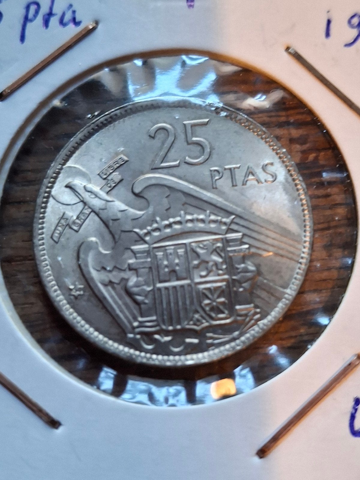 Spanje 25 Peseta 1964 unc, Verzenden, Overige landen