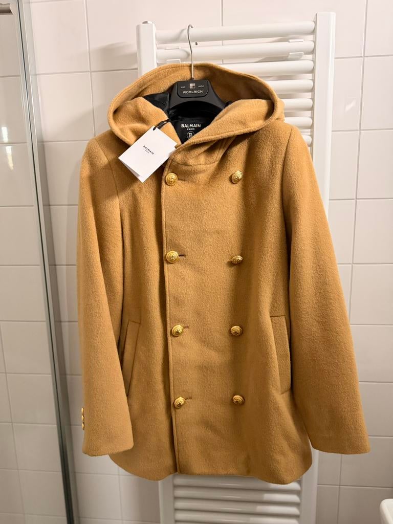 Balmain - coat (new/never worn), Ophalen of Verzenden, Nieuw, Maat 34 (XS) of kleiner, Bruin