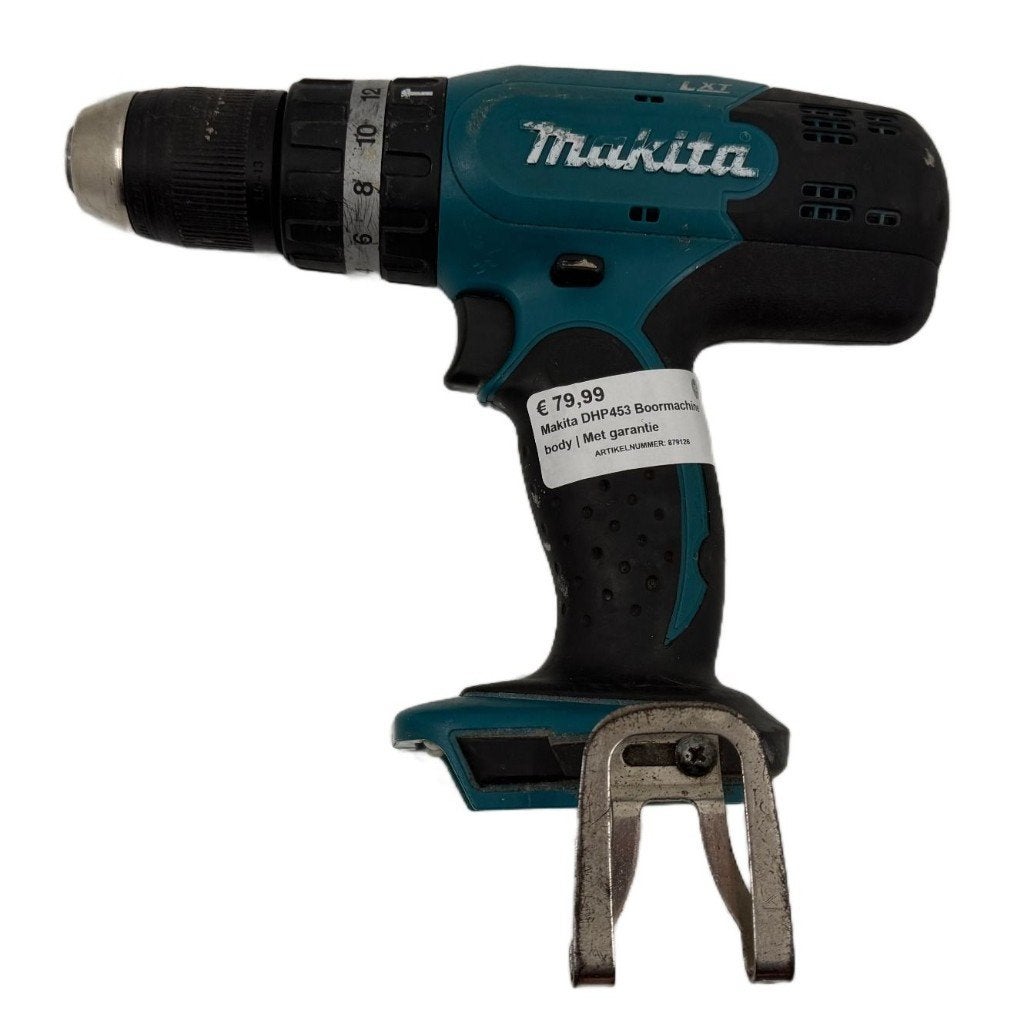 Makita DHP453 Boormachine body | Met garantie, Boormachine, Dordrecht@usedproducts.nl, Toulonselaan 72, Ophalen of Verzenden