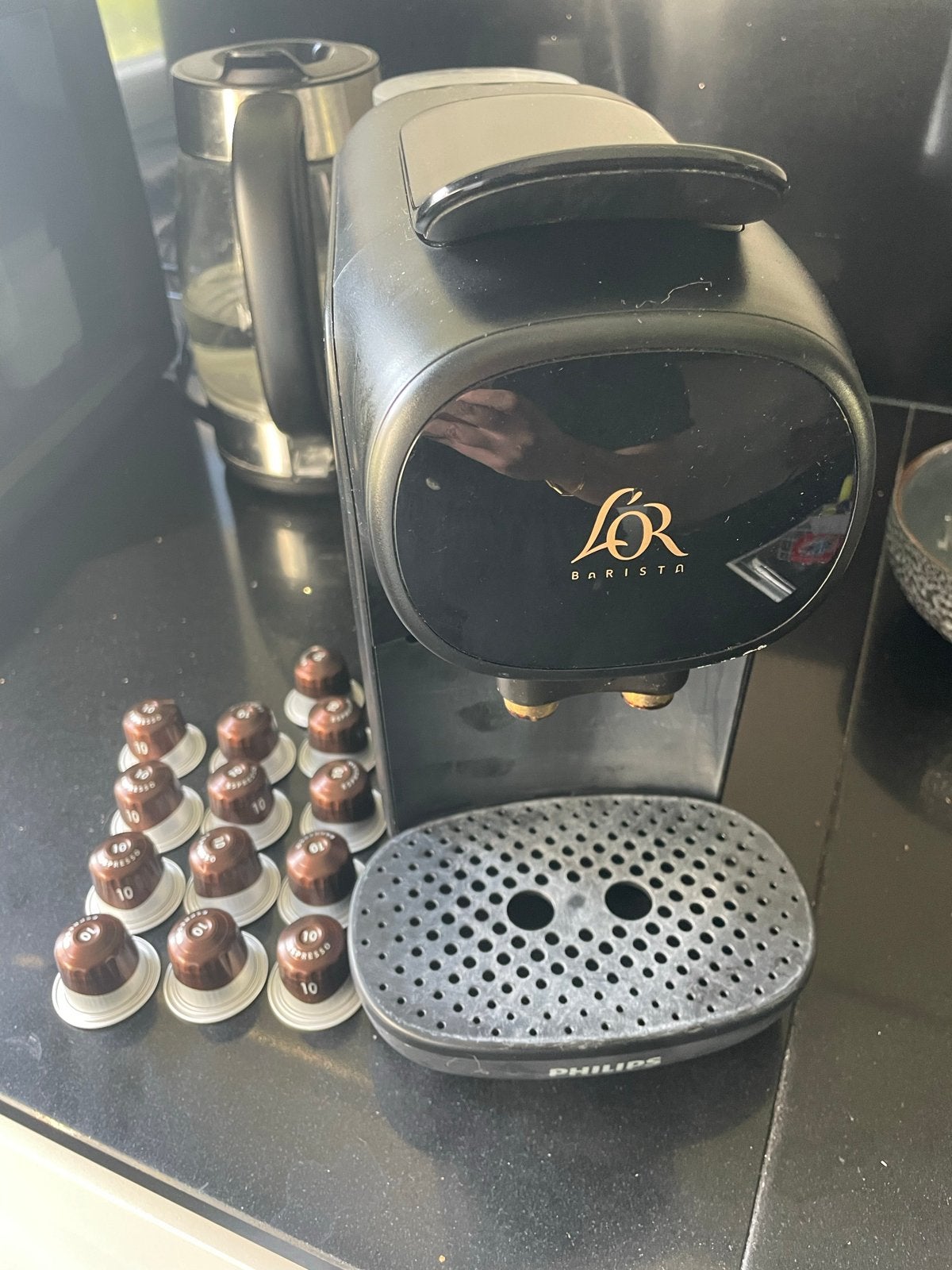 L'OR Barista koffiezetapparaat met capsules, Witgoed en Apparatuur, Ophalen, Gebruikt, Espresso apparaat, 1 kopje