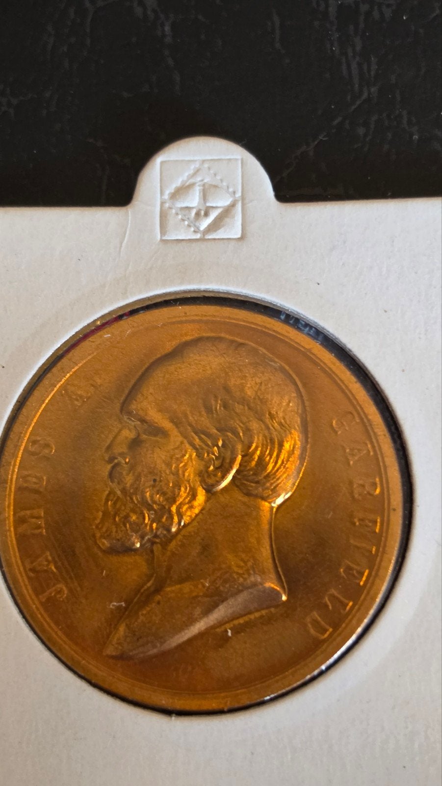 Historische Medaille James A. Garfield - VS President, Ophalen of Verzenden