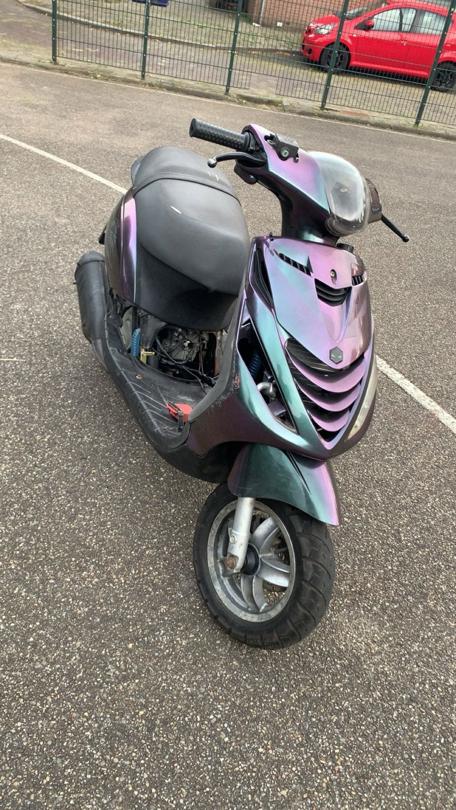 Piaggio Zip Scooter - Unieke Chameleon Lak, Ophalen, Gebruikt, Maximaal 45 km/u, Zip