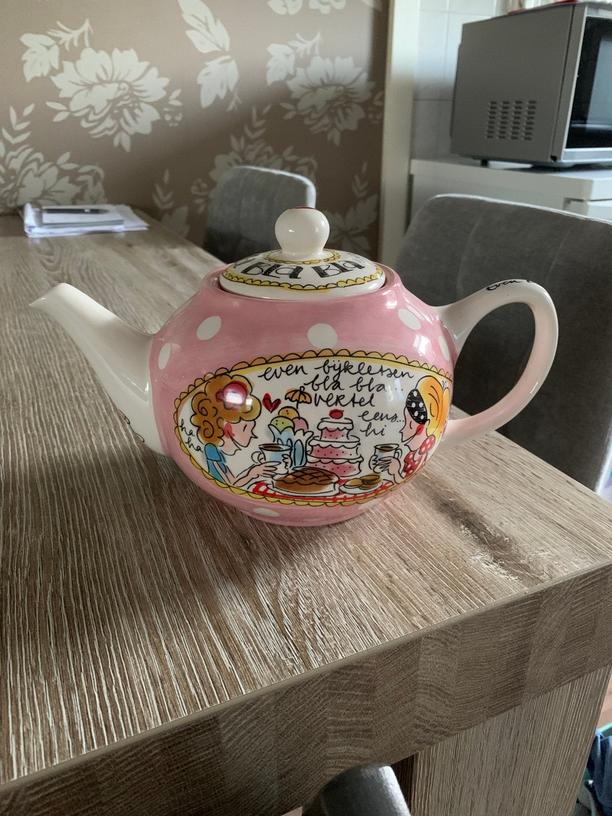 Blond theepot, Huis en Inrichting, Ophalen of Verzenden, Zo goed als nieuw, Aardewerk, Overige typen