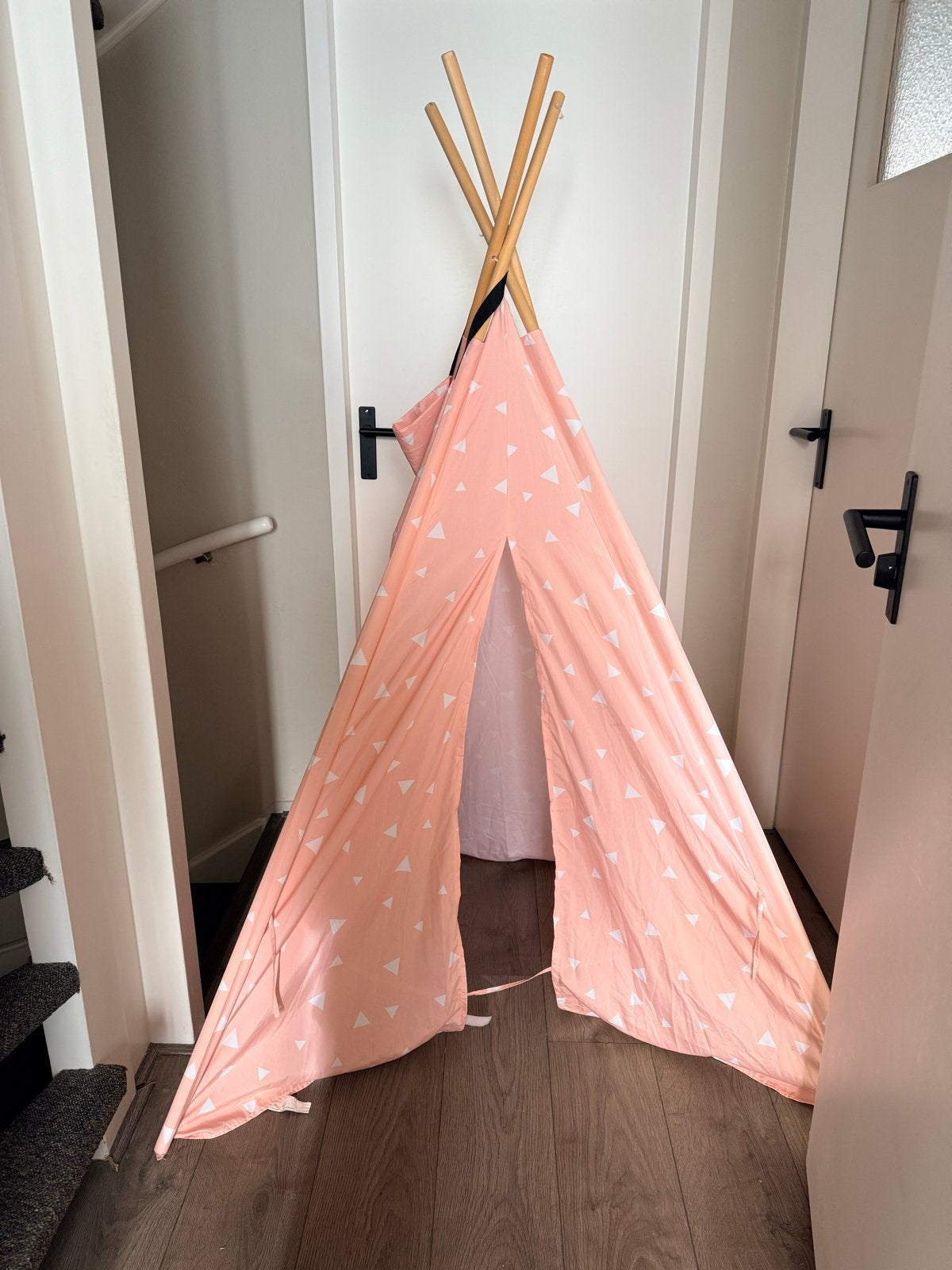 Roze tipi tent voor kinderen - Zo goed als nieuw, Ophalen, Zo goed als nieuw