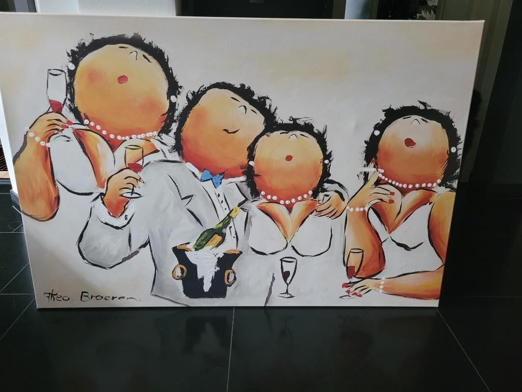 Dikke dames schilderij (theo broeren), Ophalen