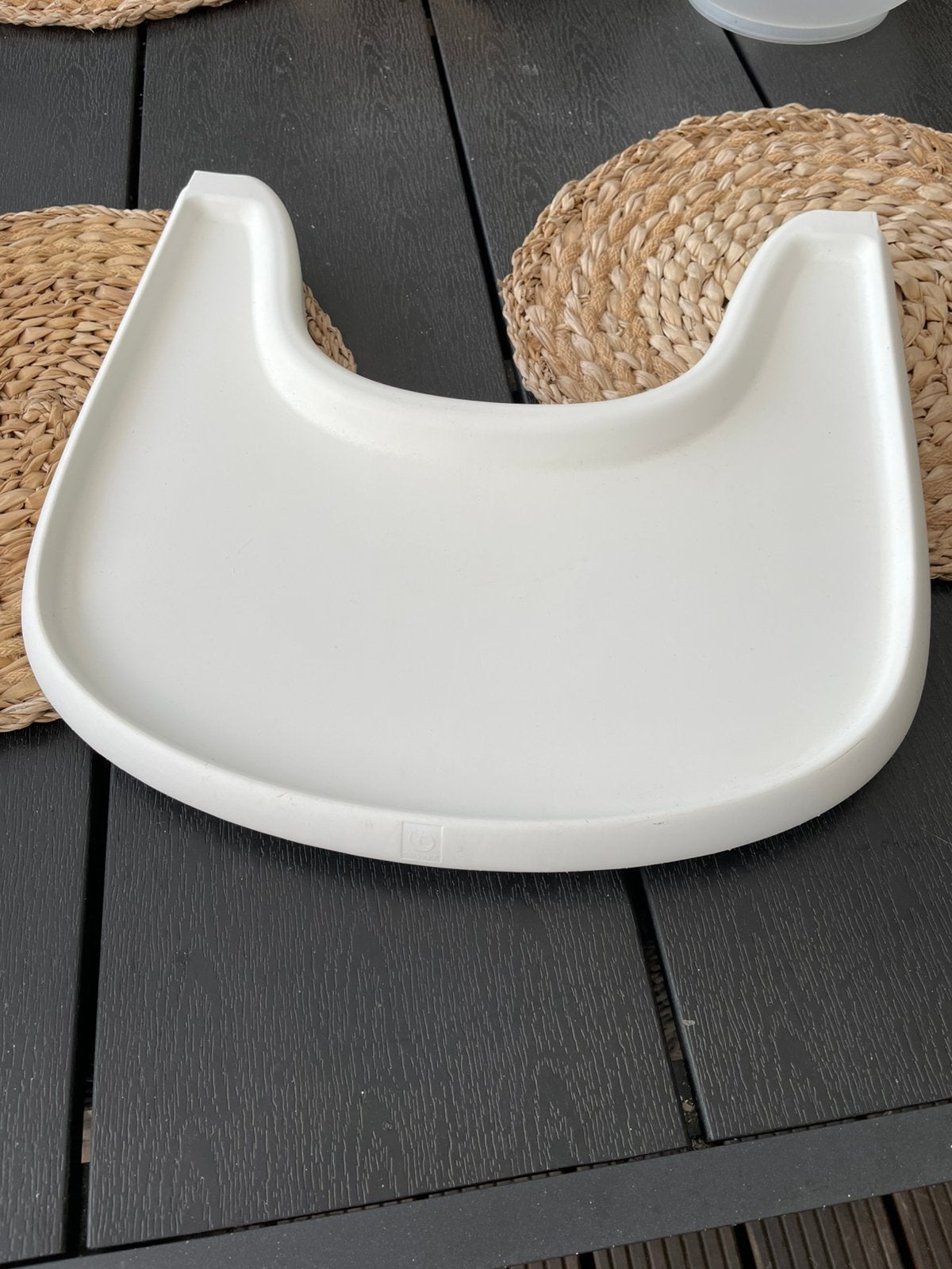 🧡 Witte Tray Eetblad Stokke Tripp Trapp Kinderstoel 🧡, Ophalen of Verzenden, Gebruikt, Meegroeistoel, Afneembaar eetblad